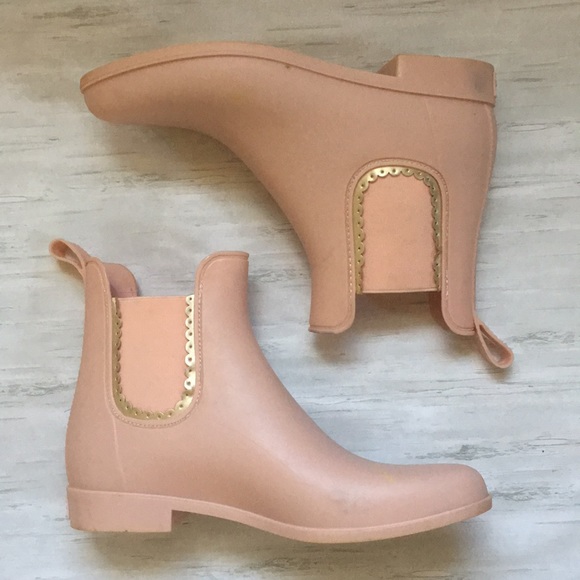 Jack Rogers Shoes - Jack Rogers Sallie Rain Boots Blush Pink Booties